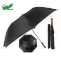 wholesale cheap metal stand 2 folding automatic umbrella